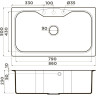 Мойка OMOIKIRI MARU 86-BL Tetogranit/черный 4993138