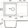 Мойка OMOIKIRI SAKAIME 78-CH Tetogranit/шампань 4993236