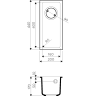 Мойка OMOIKIRI BOSEN 20-U-BL Tetogranit/черный 4993153