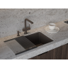 Смеситель OMOIKIRI Nagano-GR-P латунь/leningrad grey 4974219
